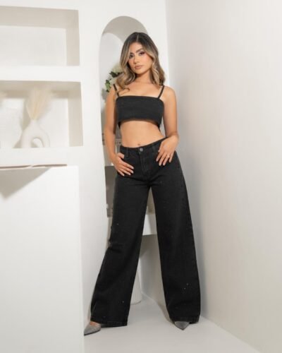 Set NY Crystal Denim - Black